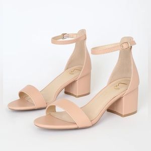 NWT Lulu’s Harper Heels